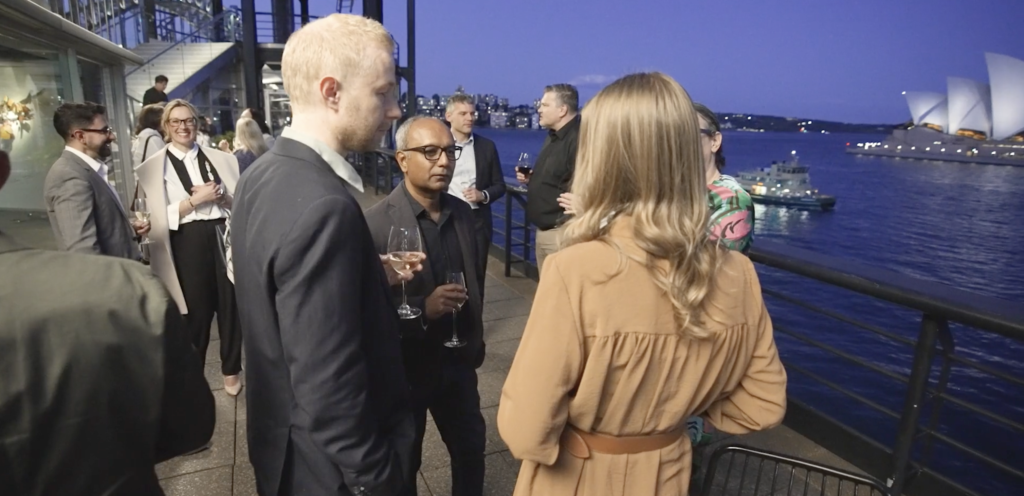 Capturing the essence of a dynamic corporate gathering, this professional event photo highlights the energy and engagement of attendees. Perfectly aligned with Zarco Creative’s expertise in event video Sydney, Sydney video productions, and corporate video, this moment showcases the power of bringing people together and the impact of high-quality visual storytelling.